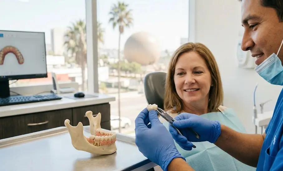 affordable dental crowns in Tijuana for U.S. patients